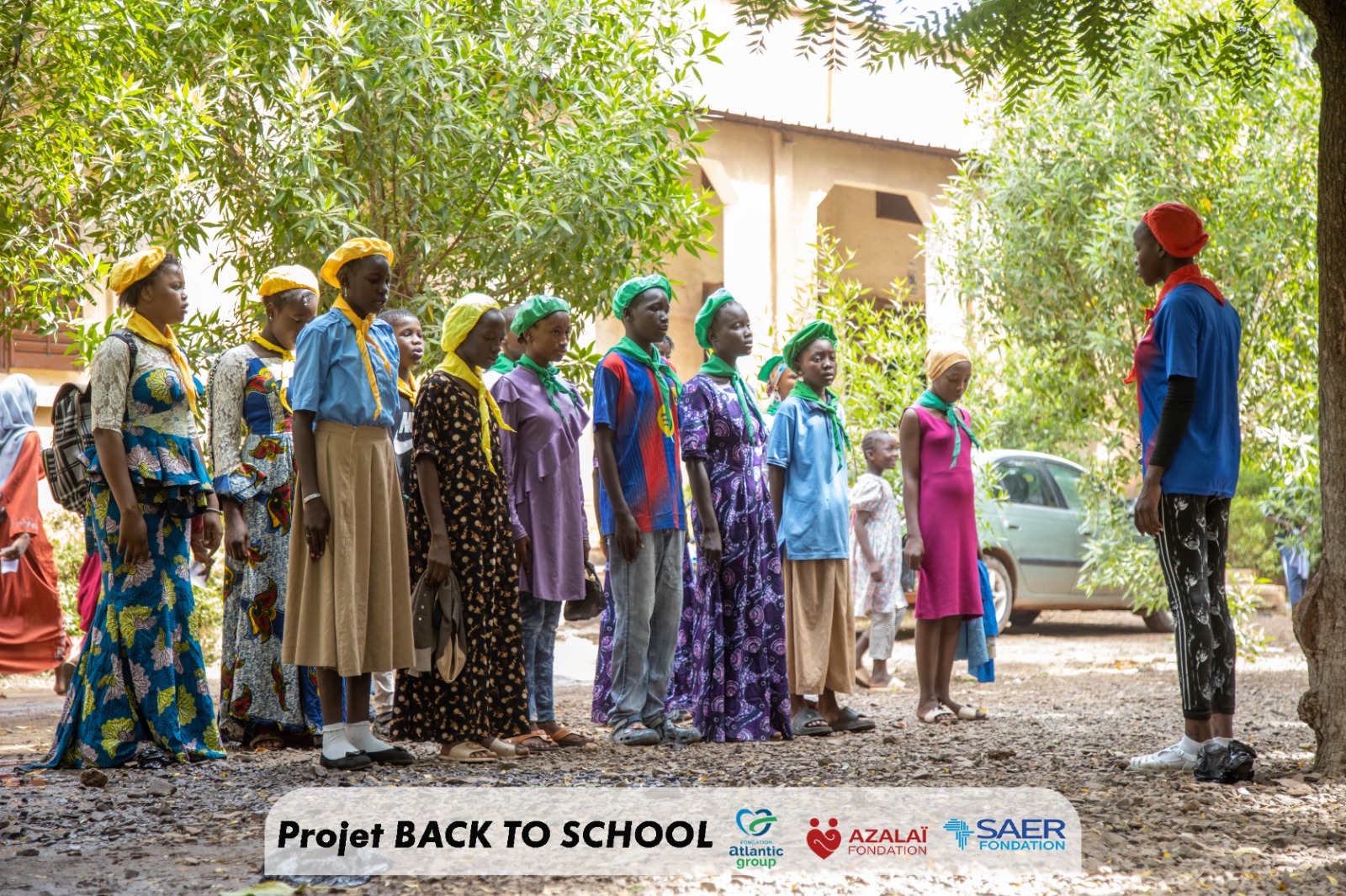 Cérémonie de remise de kits scolaires à 200 élèves brillants issus de Familles modestes.