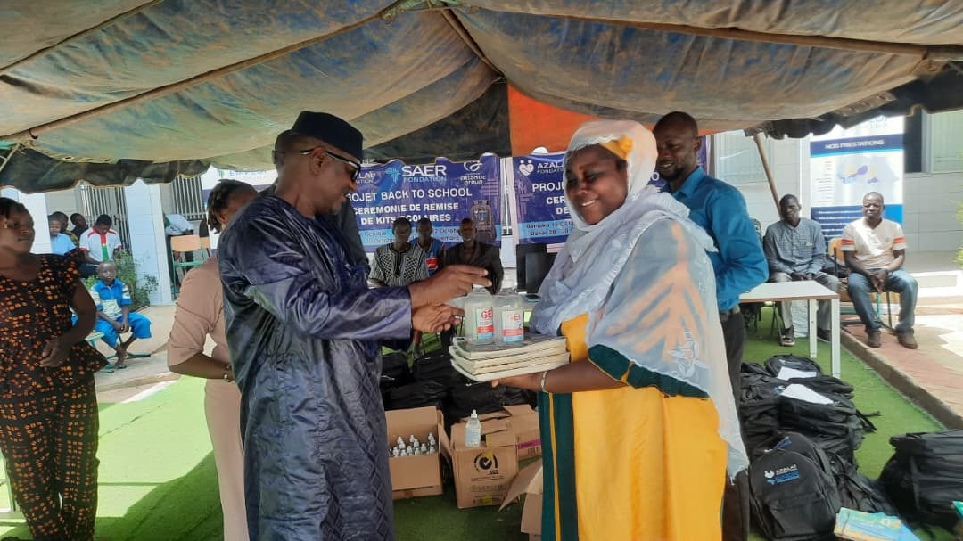 Cérémonie de remise de kits scolaires a l'école " BANGRÉ NOOMA du village de SAG-NIONIOGO