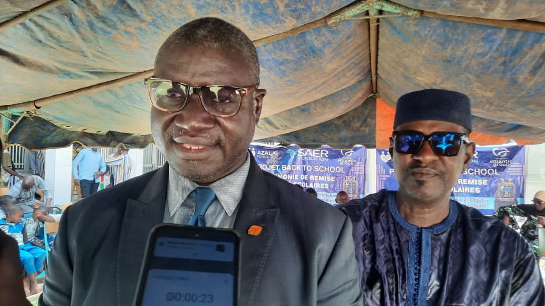 Cérémonie de remise de kits scolaires a l'école " BANGRÉ NOOMA du village de SAG-NIONIOGO